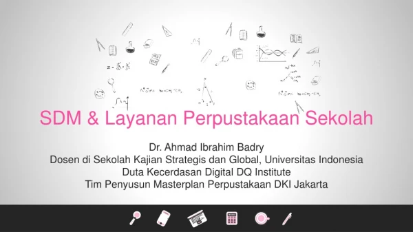 SDM &amp;  Layanan Perpustakaan Sekolah