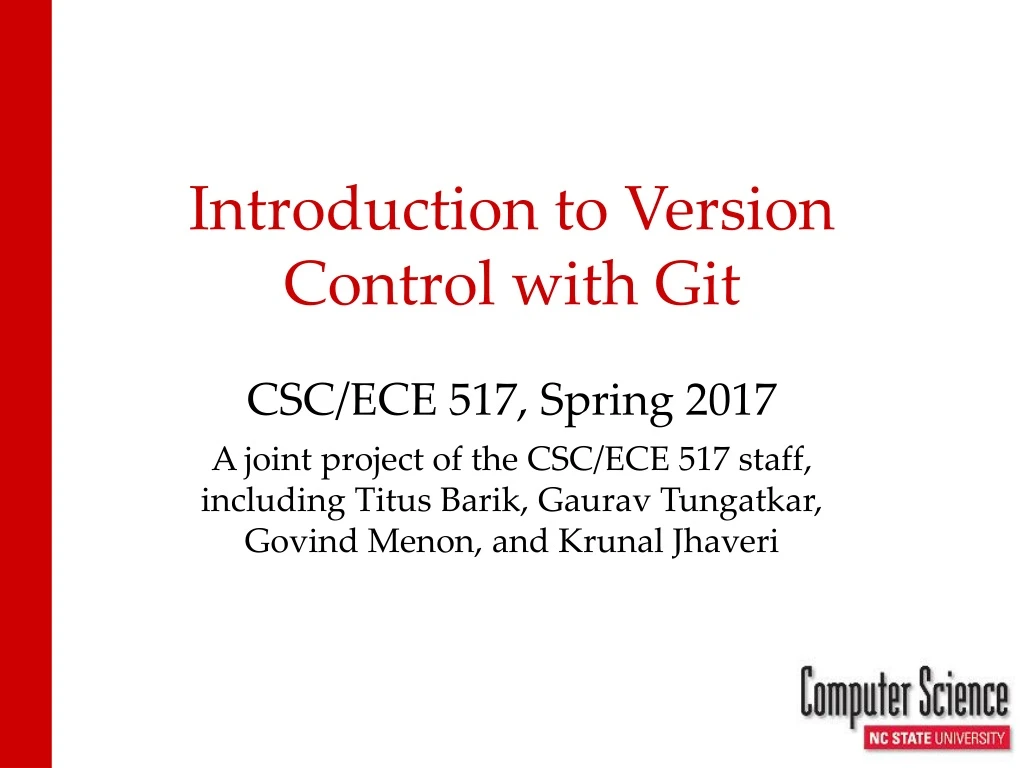 introduction to version control with git