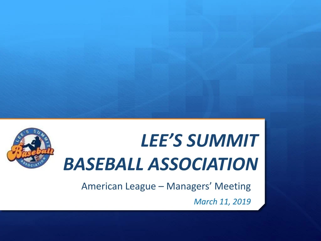 lee s summit baseball association