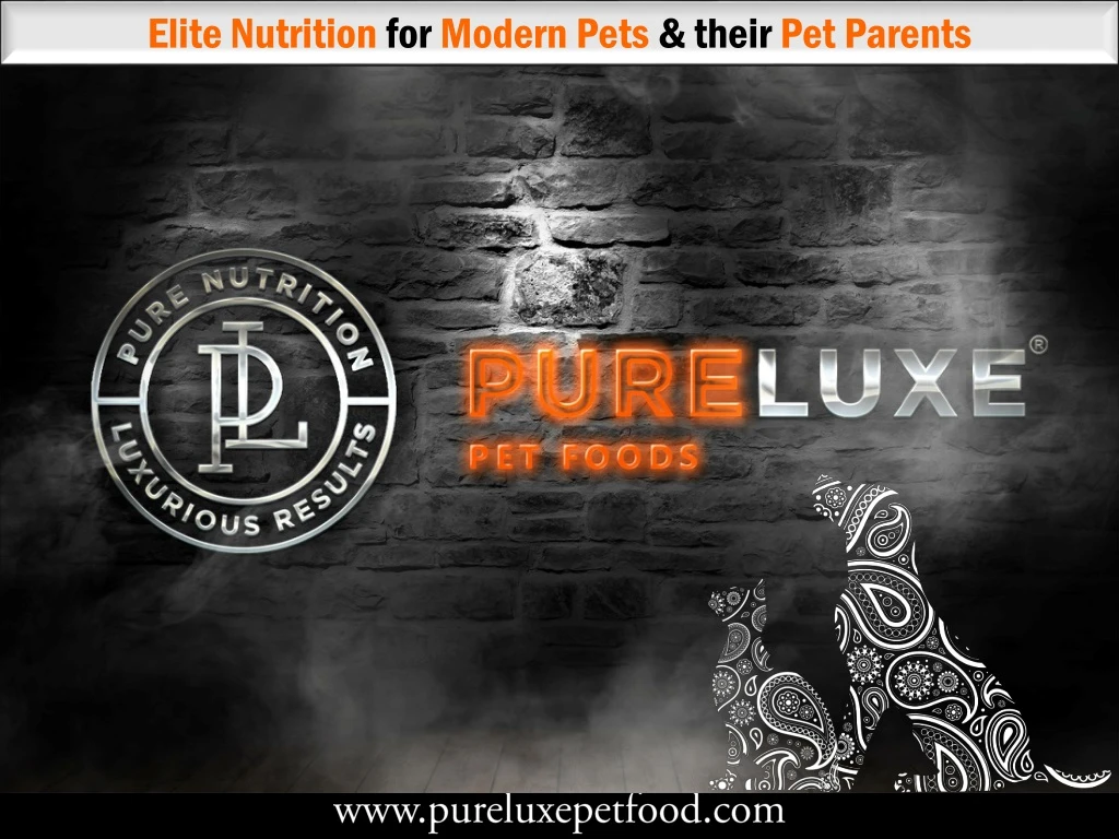 elite nutrition for modern pets their pet parents