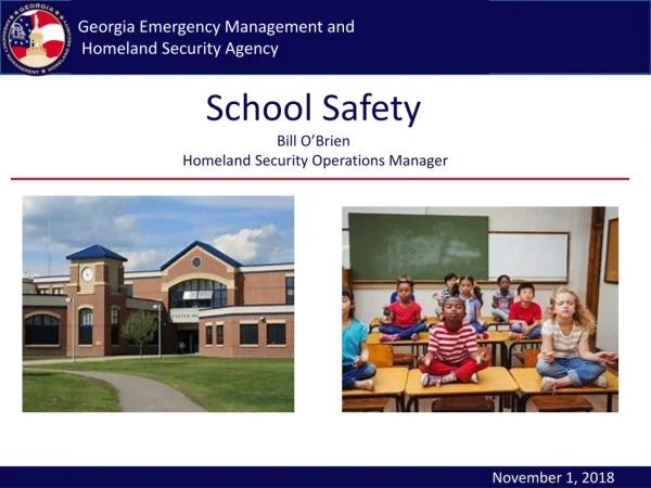 School Safety Bill O’Brien   Homeland Security Operations Manager