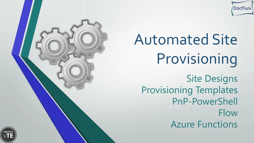 automated site provisioning