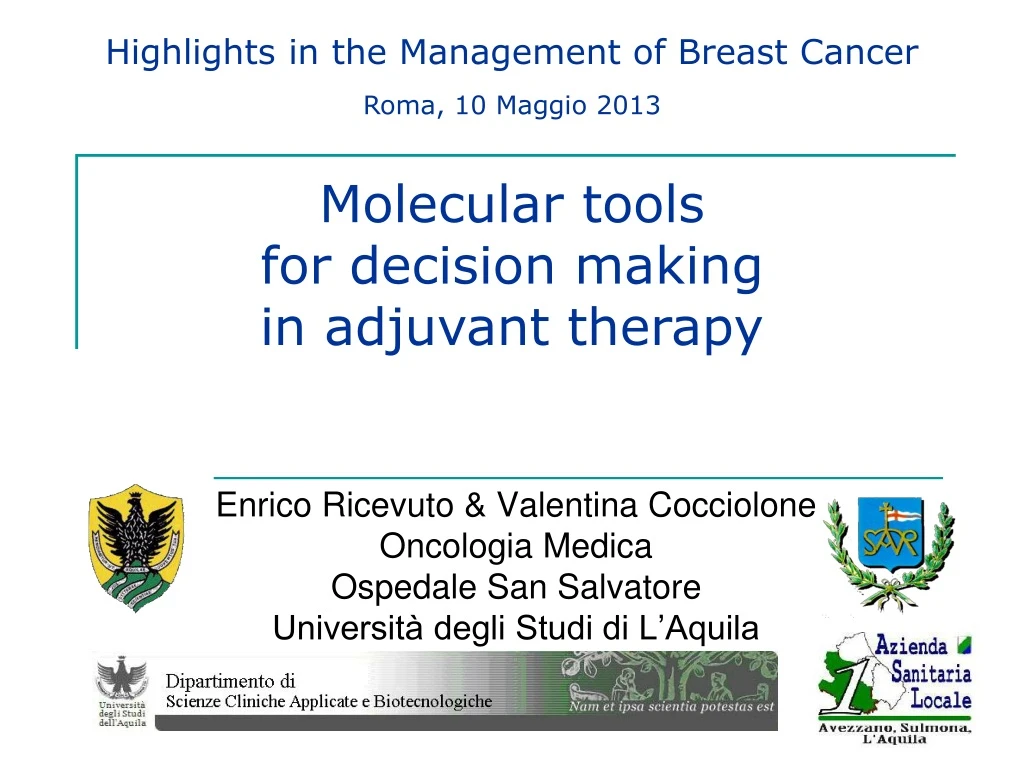 highlights in the management of breast cancer