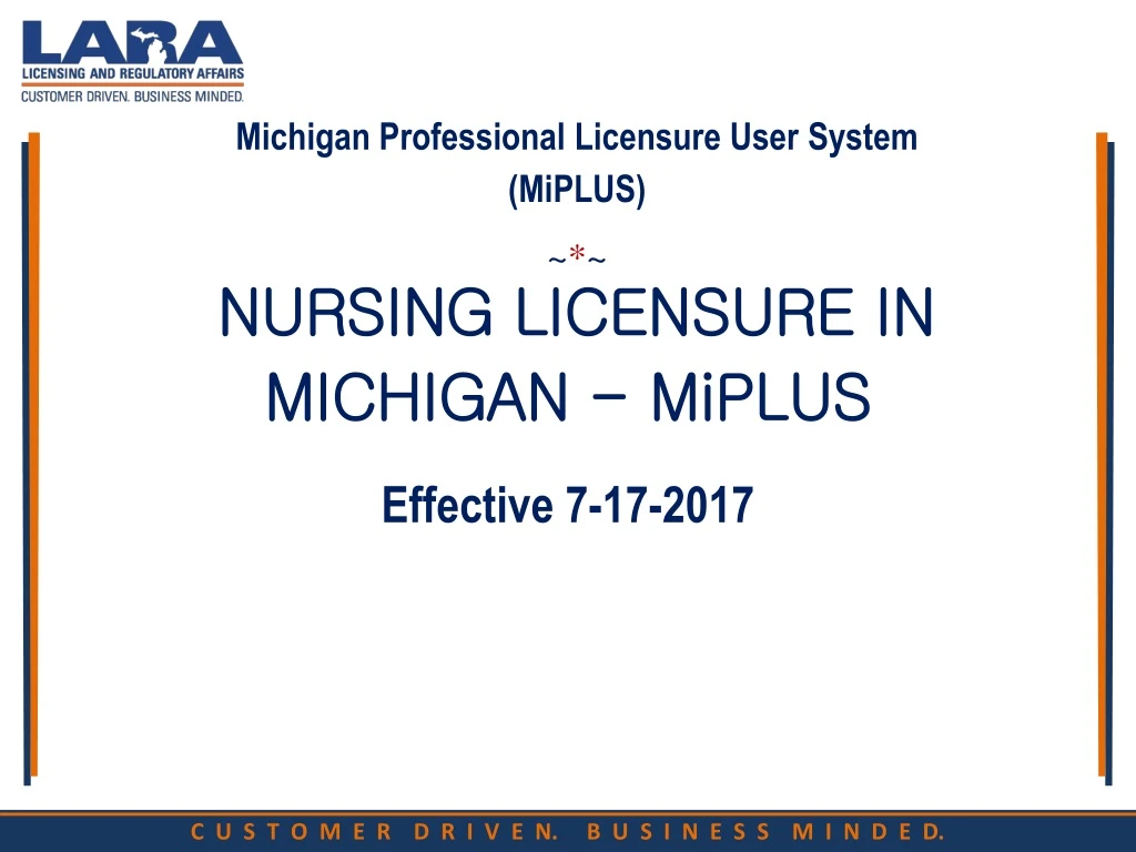 nursing licensure in michigan miplus