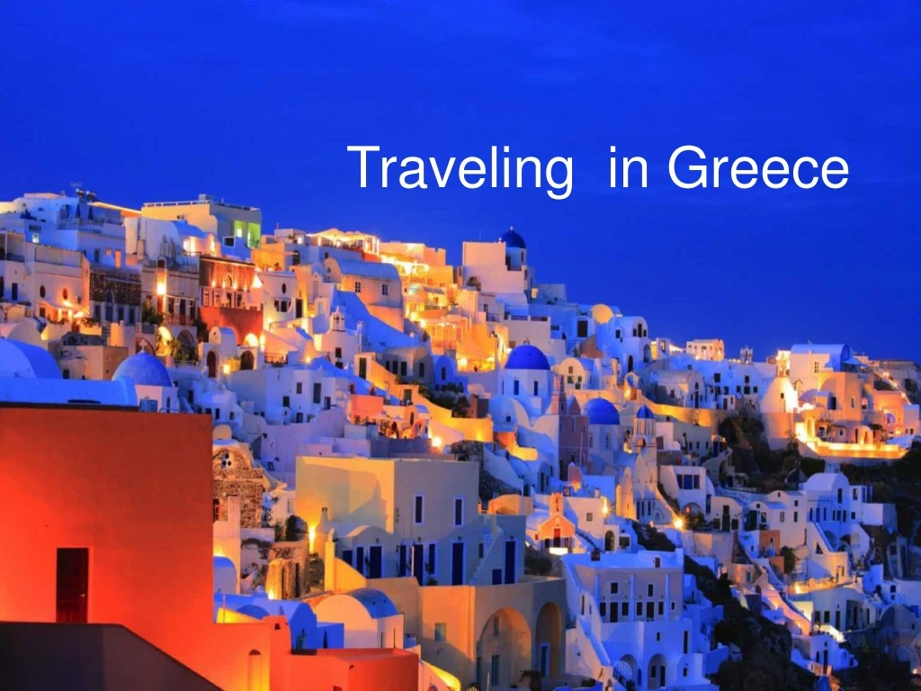 traveling in greece