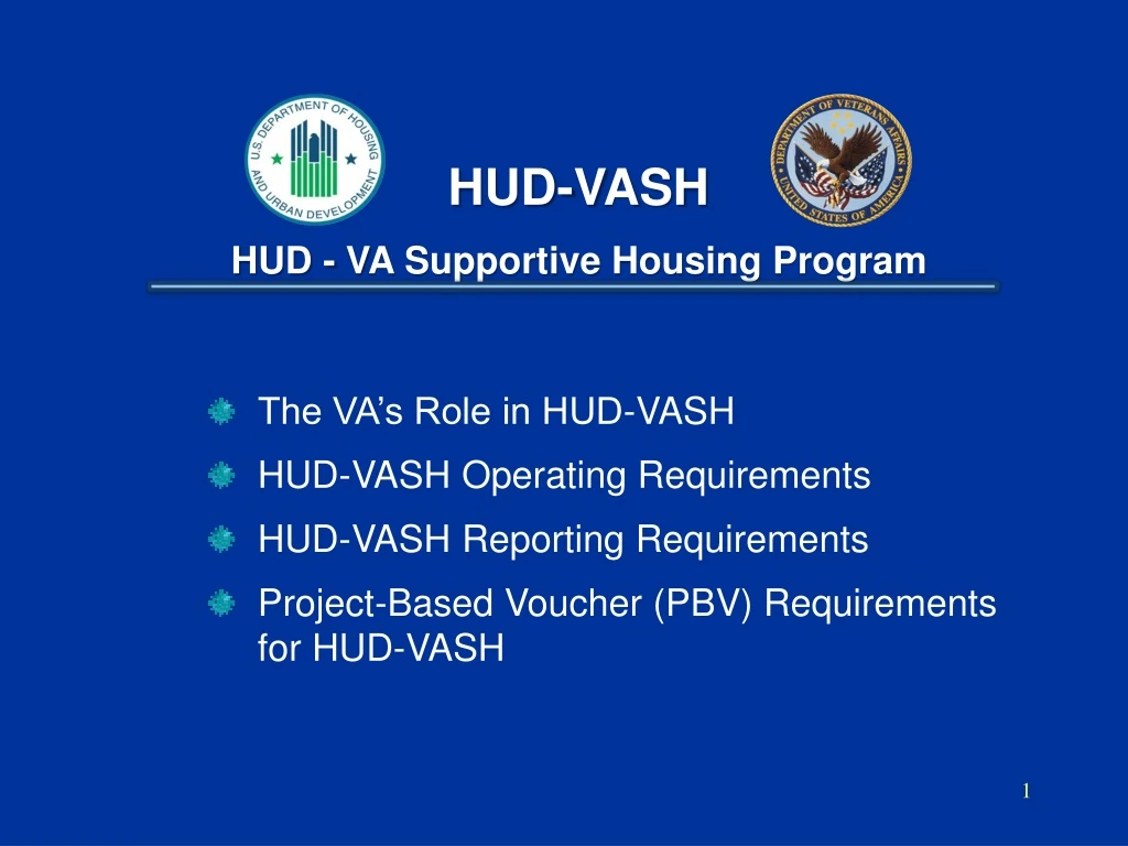 hud vash hud va supportive housing program