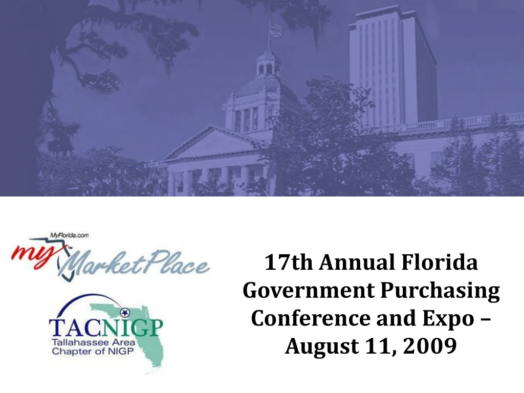 17th annual florida government purchasing