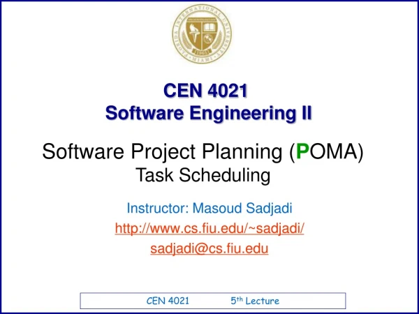 CEN  4021   Software Engineering II