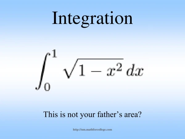 Integration