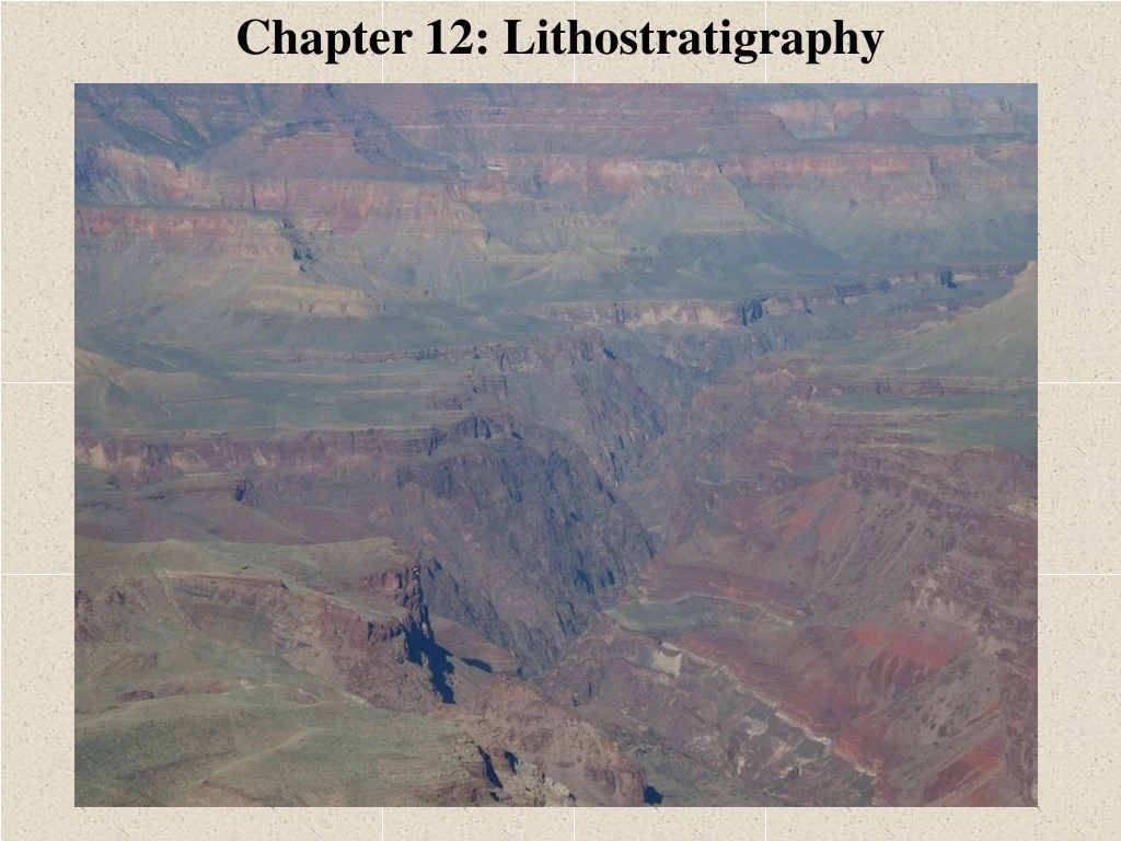 chapter 12 lithostratigraphy