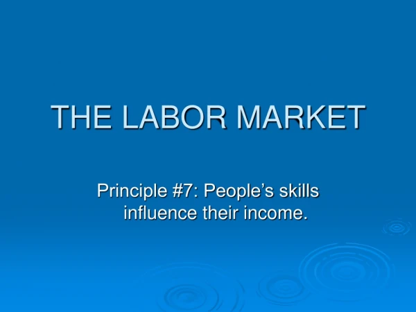 the labor market
