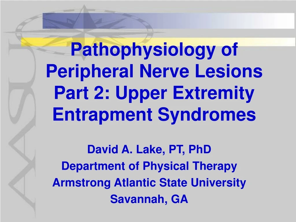 pathophysiology of peripheral nerve lesions part 2 upper extremity entrapment syndromes