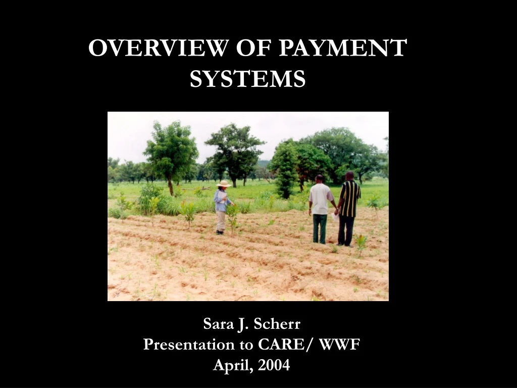 overview of payment systems