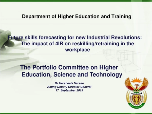 Department of Higher Education and Training