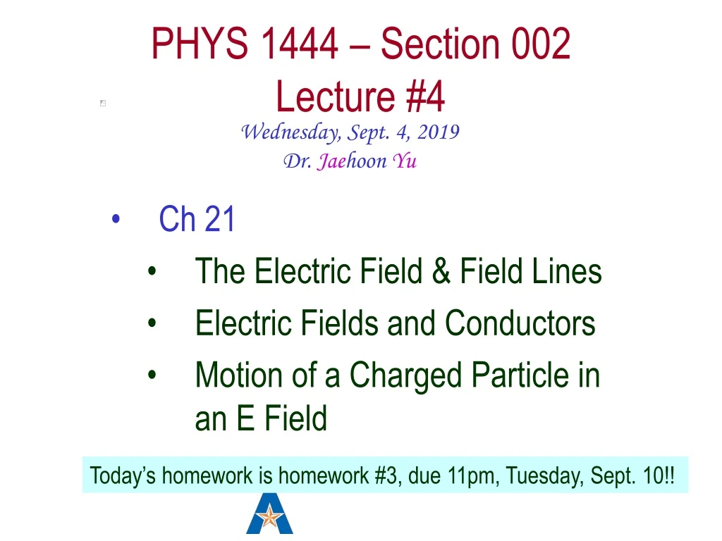 phys 1444 section 002 lecture 4