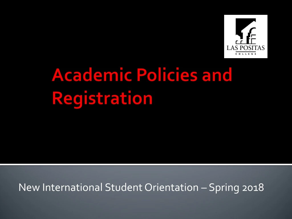 new international student orientation spring 2018