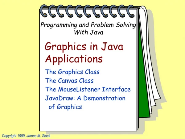Graphics in Java Applications
