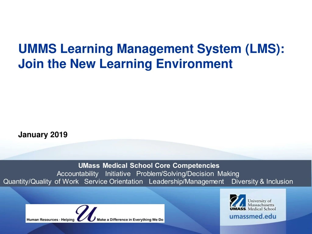 umms learning management system lms join the new learning environment