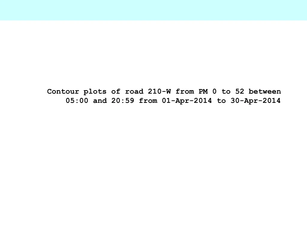 contour plots of road 210 w from pm 0 to 52 between 05 00 and 20 59 from 01 apr 2014 to 30 apr 2014