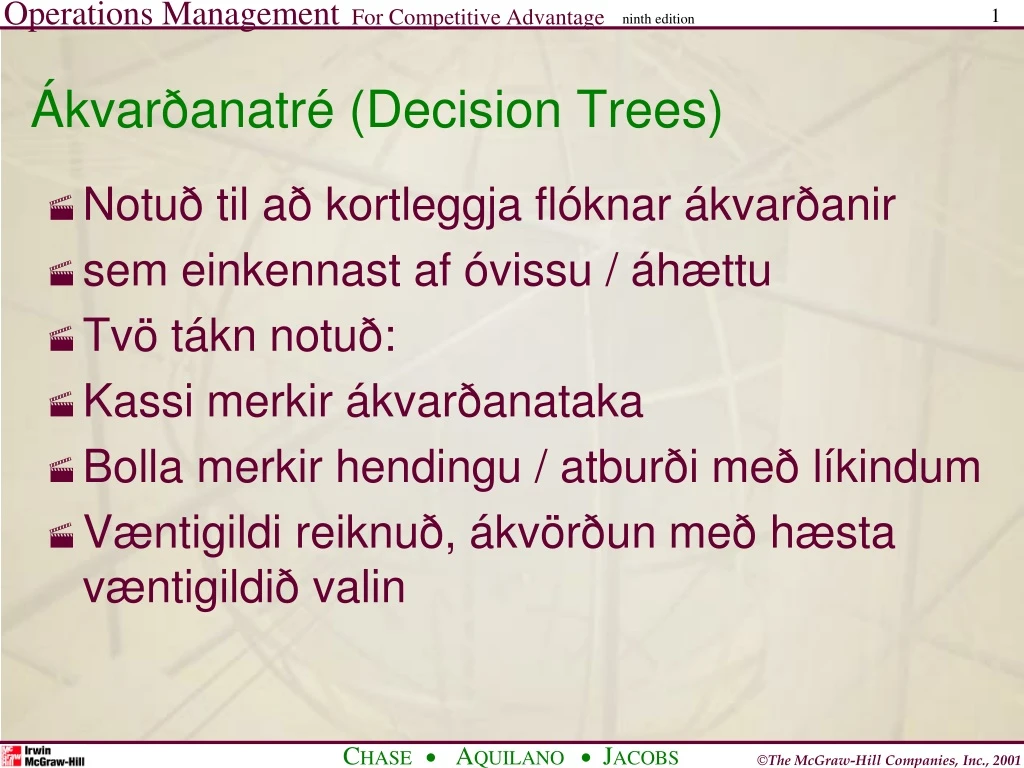 kvar anatr decision trees