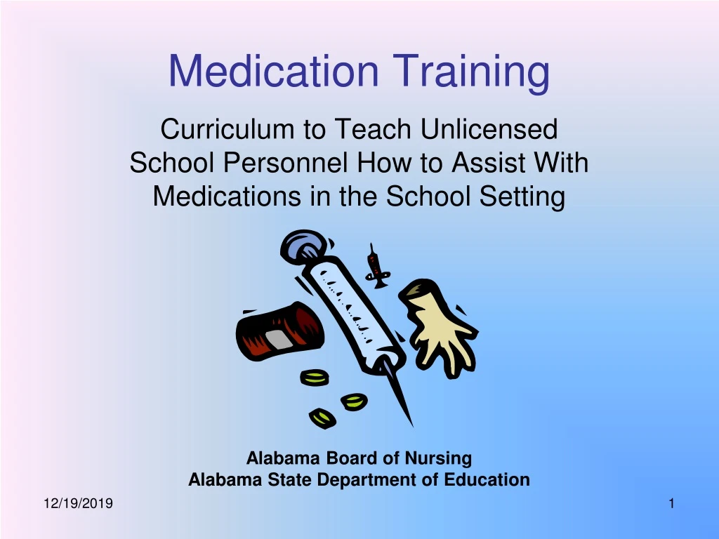 medication training