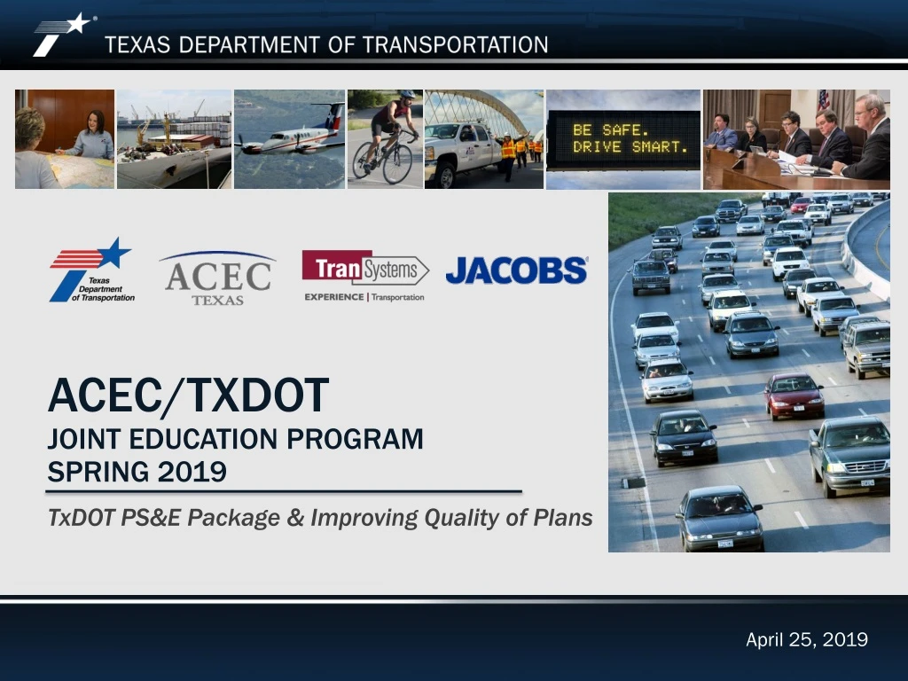 acec txdot joint education program spring 2019