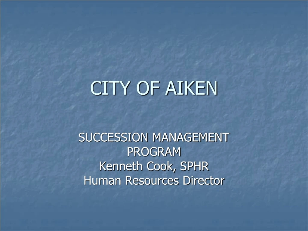 city of aiken