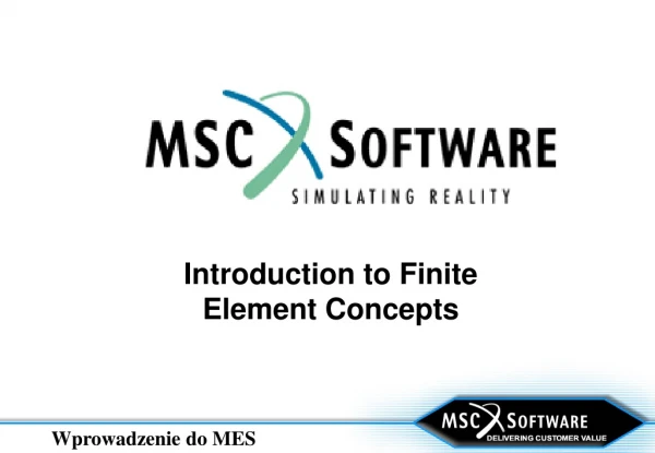 Introduction to Finite Element Concepts