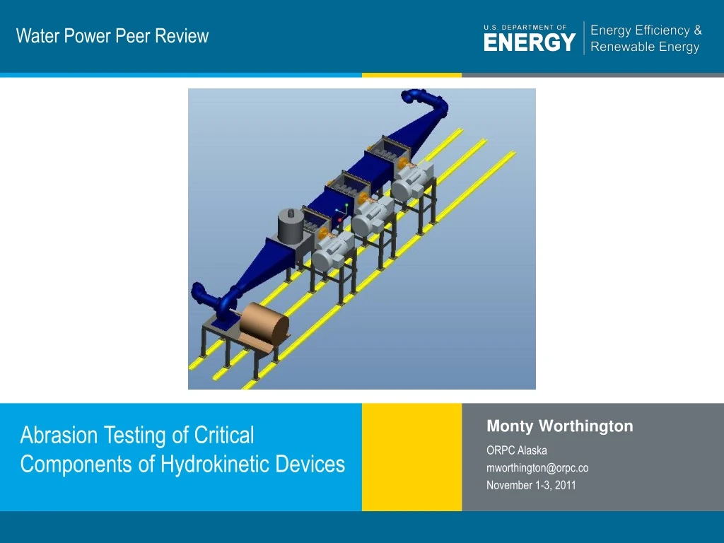 water power peer review