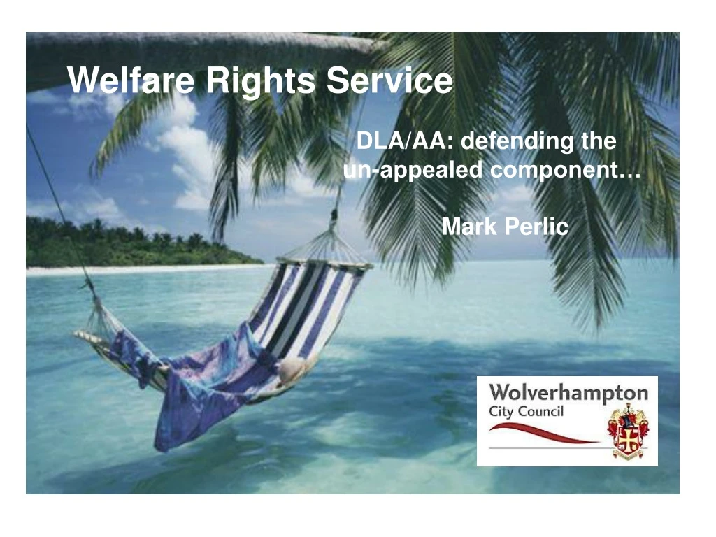 welfare rights service