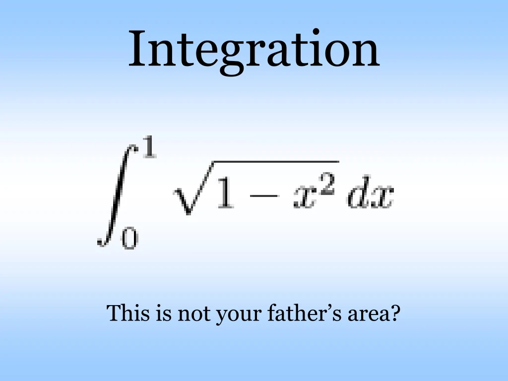 integration