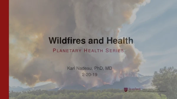 Wildfires and Health