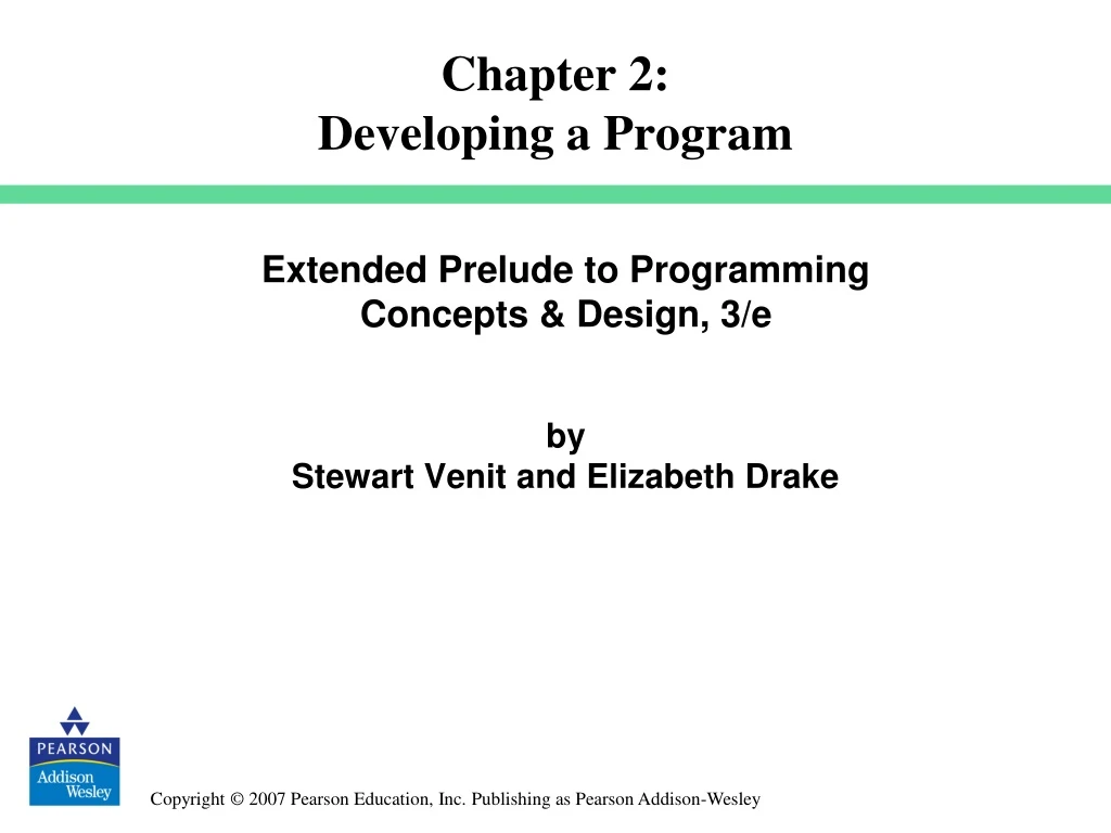 extended prelude to programming concepts design 3 e by stewart venit and elizabeth drake