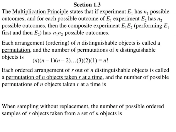 Section 1.3