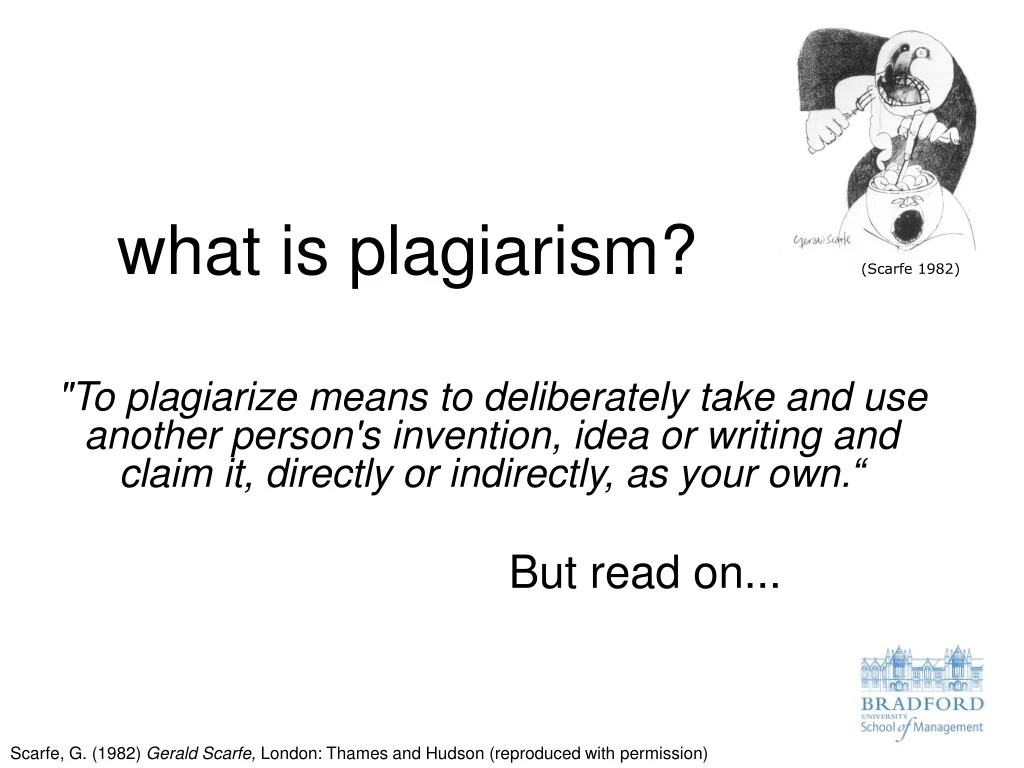 what is plagiarism