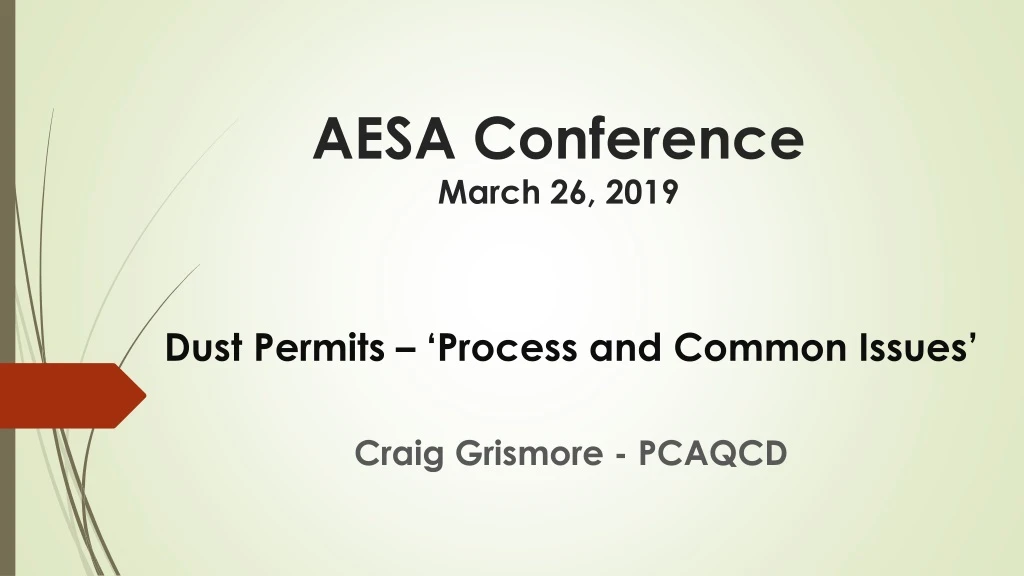 aesa conference march 26 2019