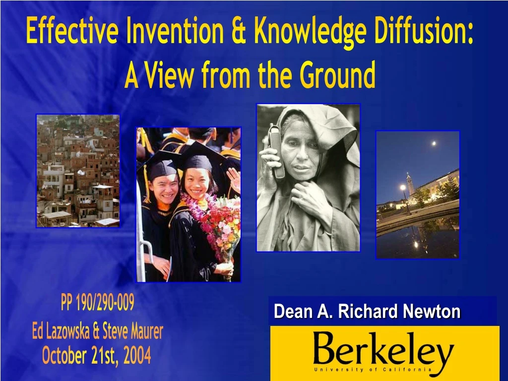 effective invention knowledge diffusion a view