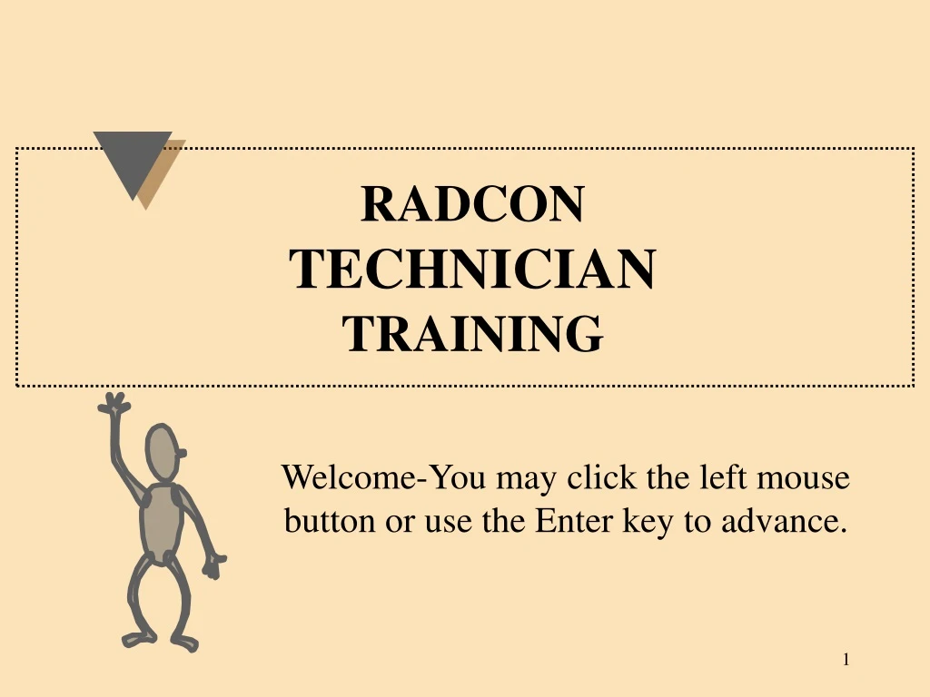 radcon technician training