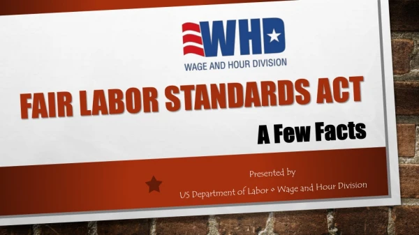 Fair labor standards act