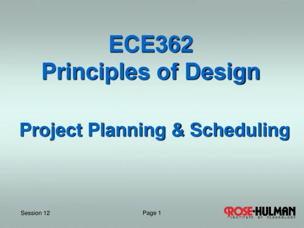 ECE362 Principles of Design