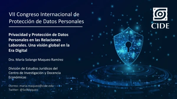 VII Congreso Internacional de Protección de Datos Personales