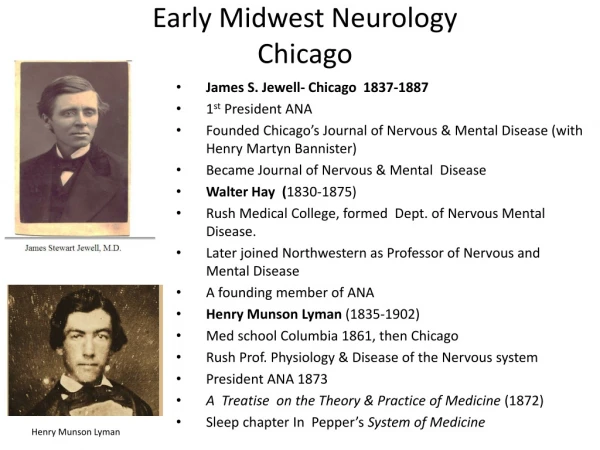 Early Midwest Neurology Chicago