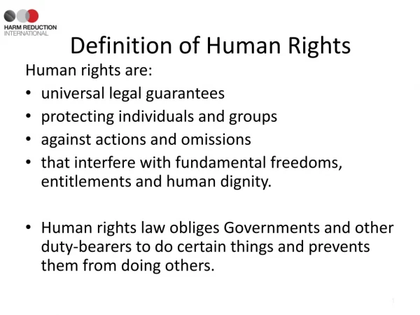 Definition of Human Rights