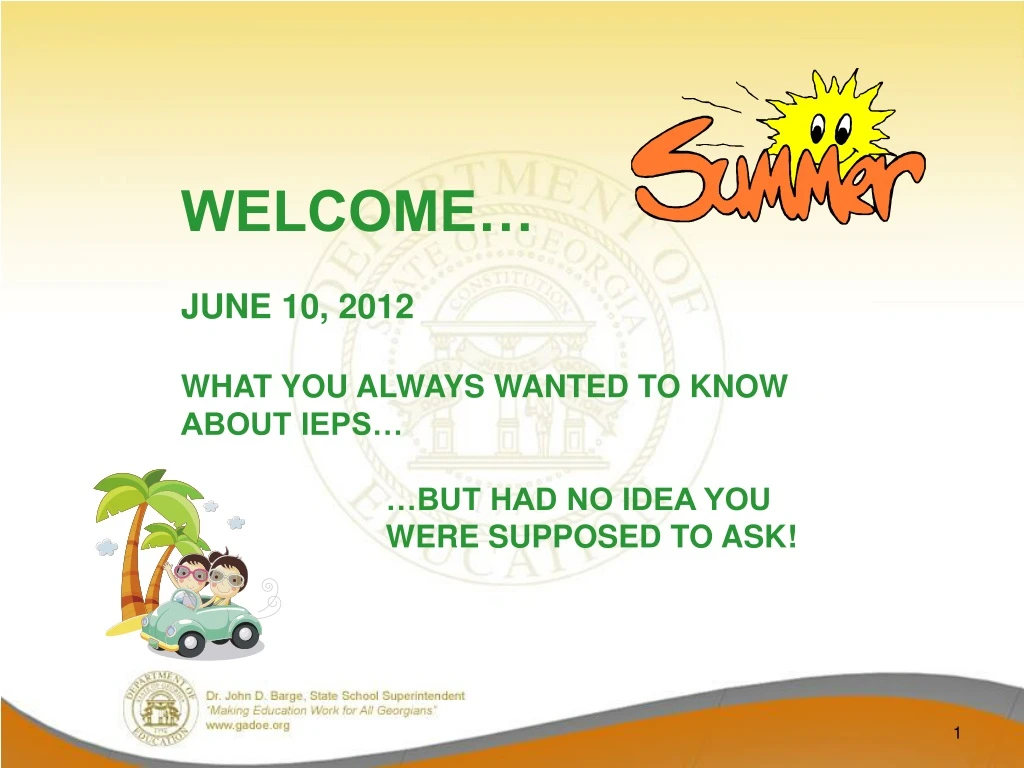 welcome june 10 2012 what you always wanted