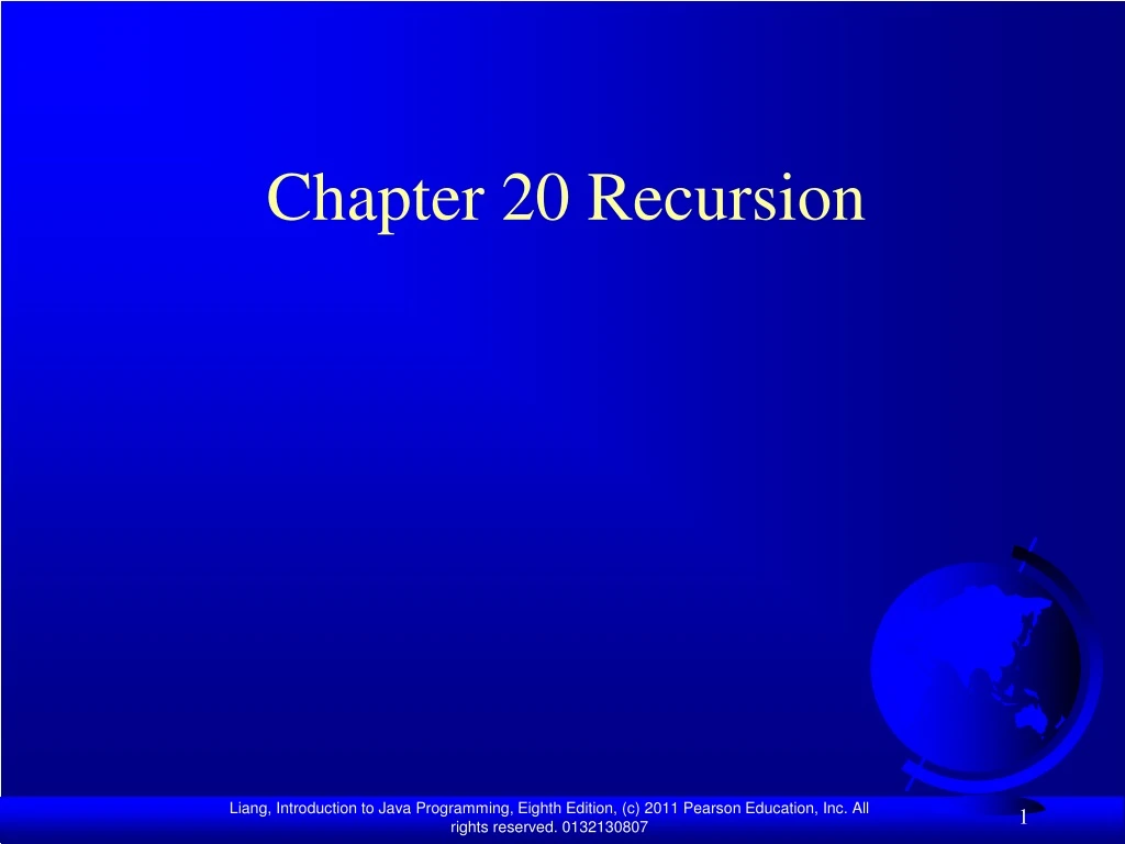 chapter 20 recursion