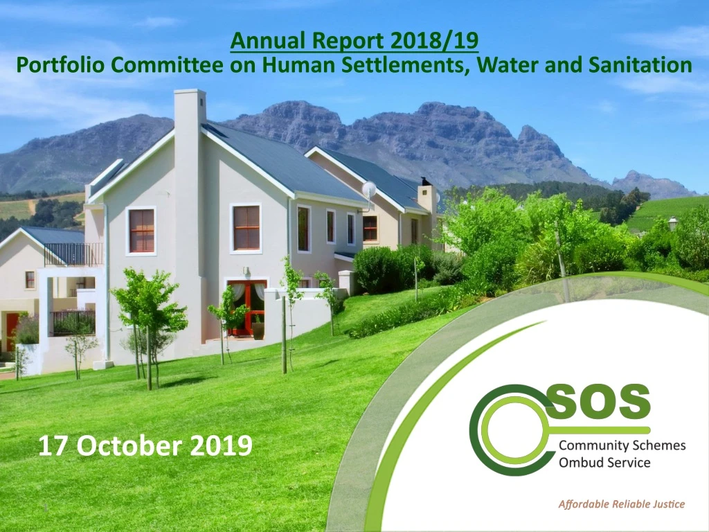 annual report 2018 19 portfolio committee