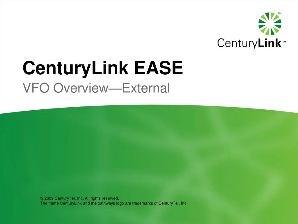 centurylink ease