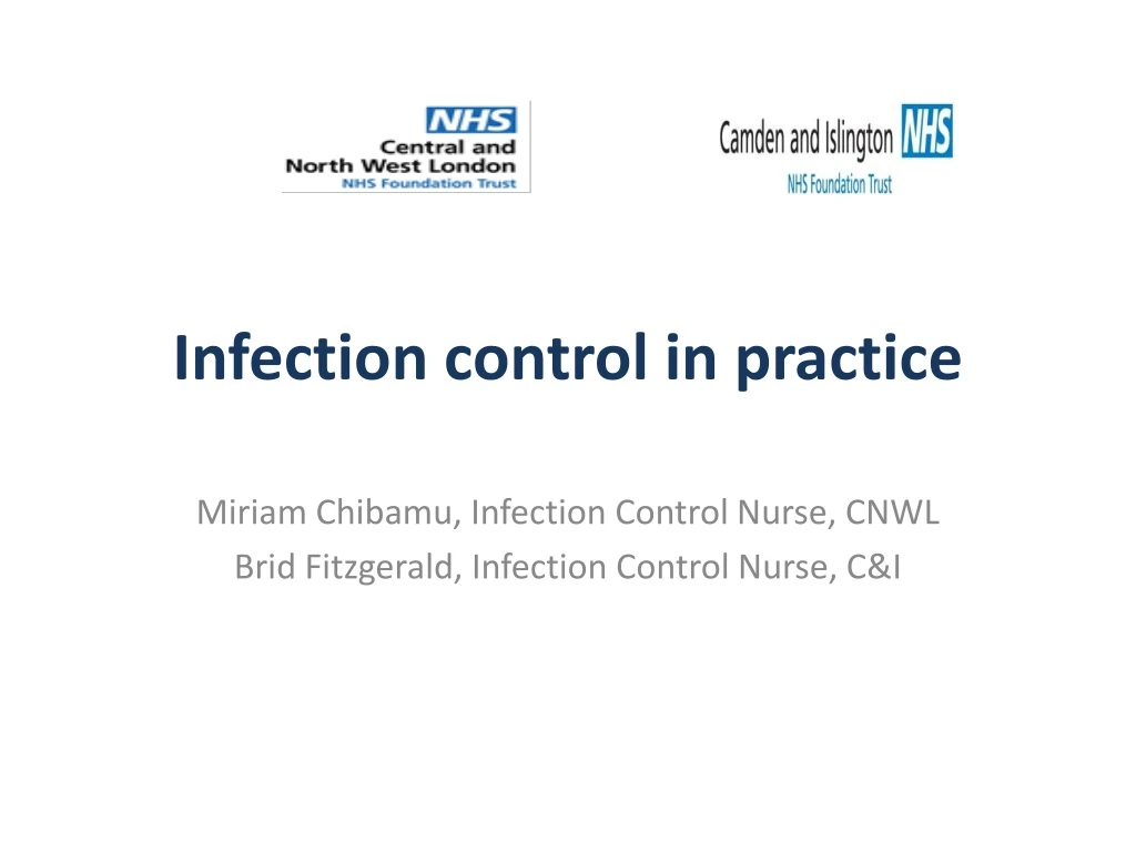 infection control in practice