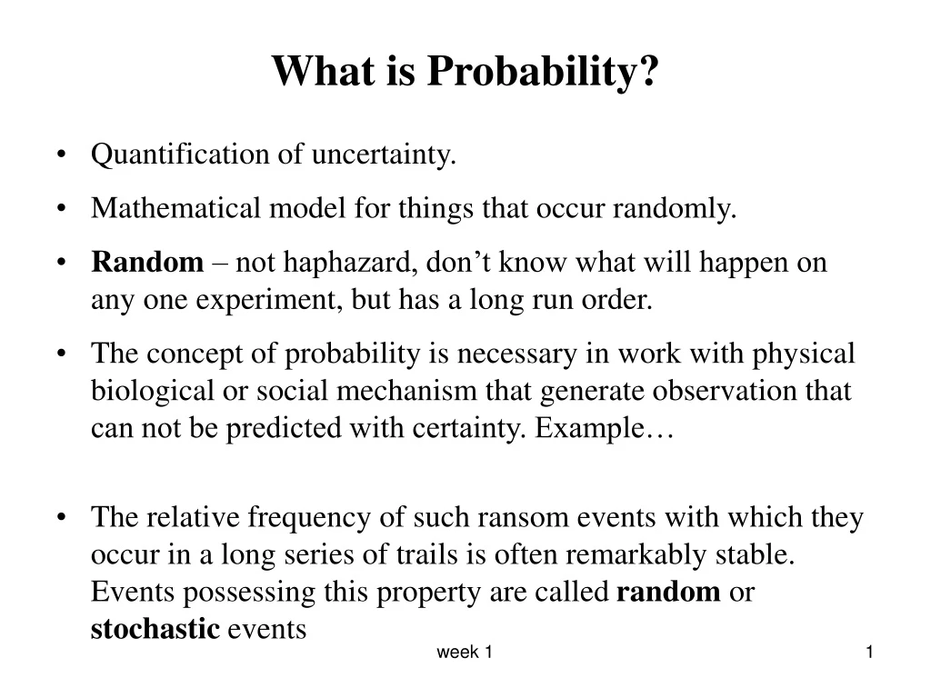 what is probability