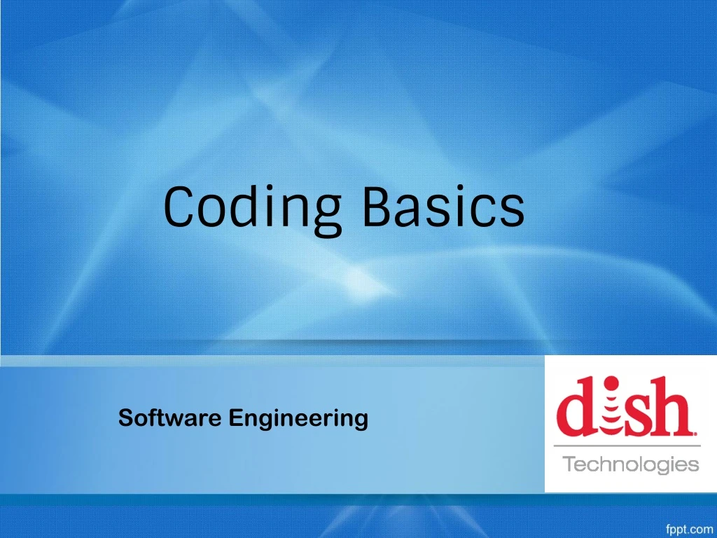 coding basics